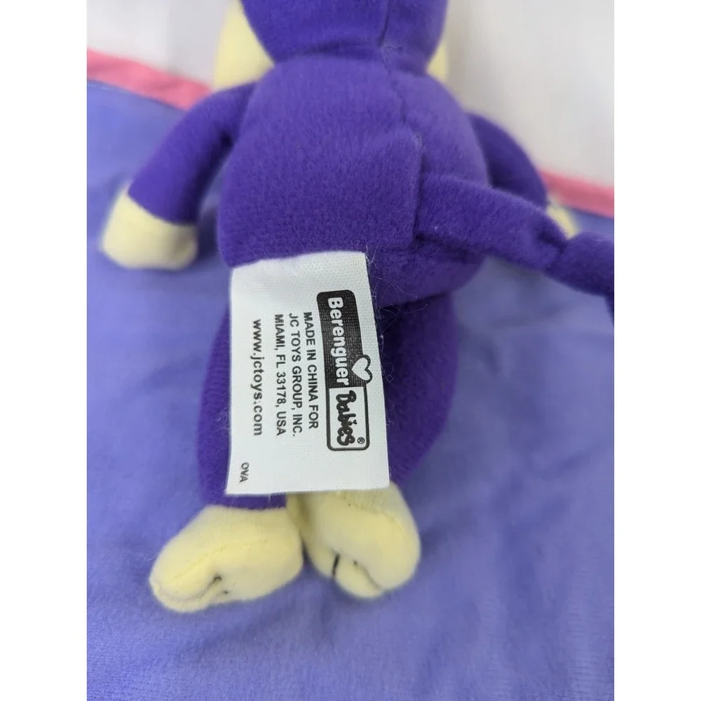 Berenguer Doll Purple Monkey Octopus Plush Lovey Security Blanket‎ 12x11 Inch